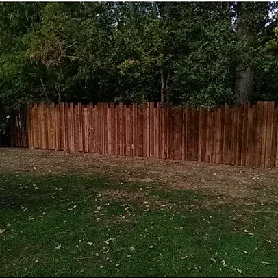 cloture en bois à Saint‑Georges‑sur‑Eure près de Chartres en Eure-et-Loir 28